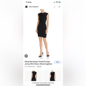 alexanderwang.t
Twisted Crepe Jersey Mini Dress